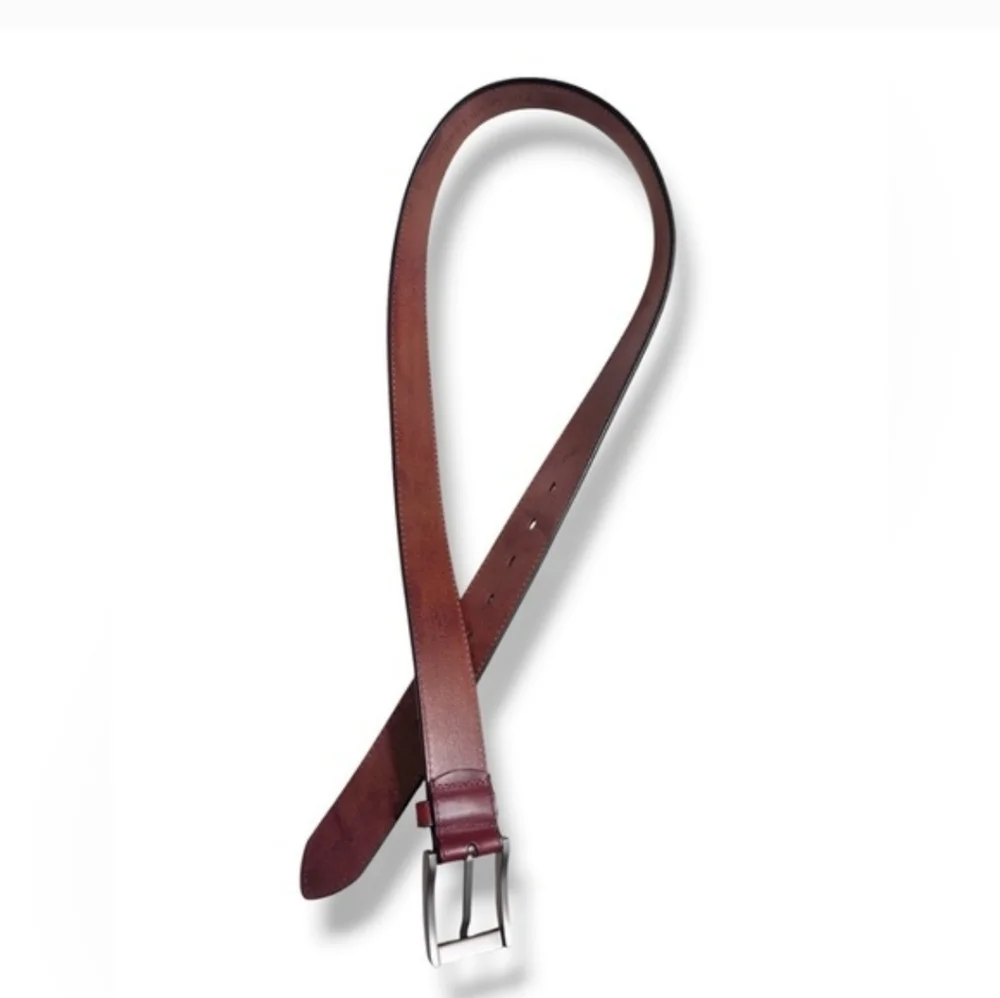 WOLFANT Brown Leather Belt Size 32”-34”